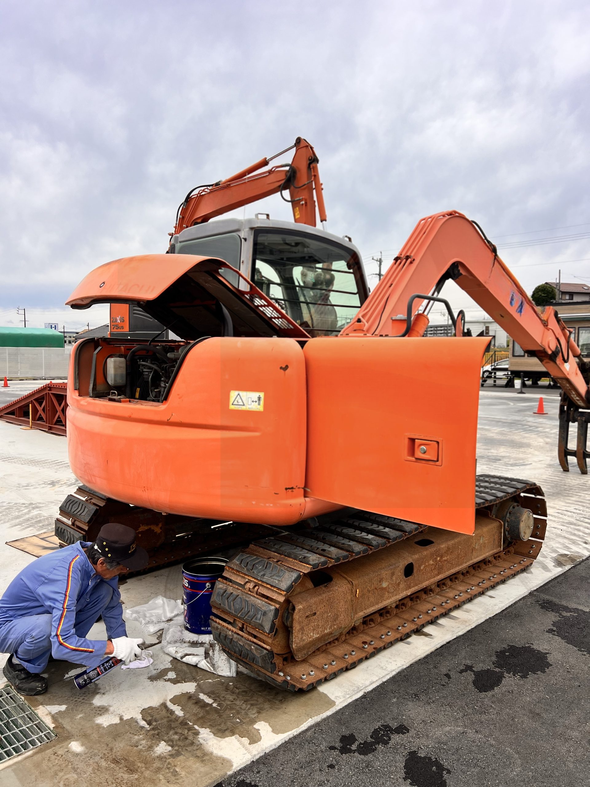 建設機械の安全点検